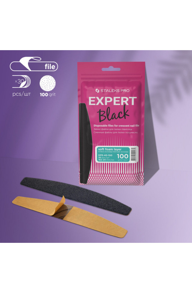 Limas desechables para uñas de media...