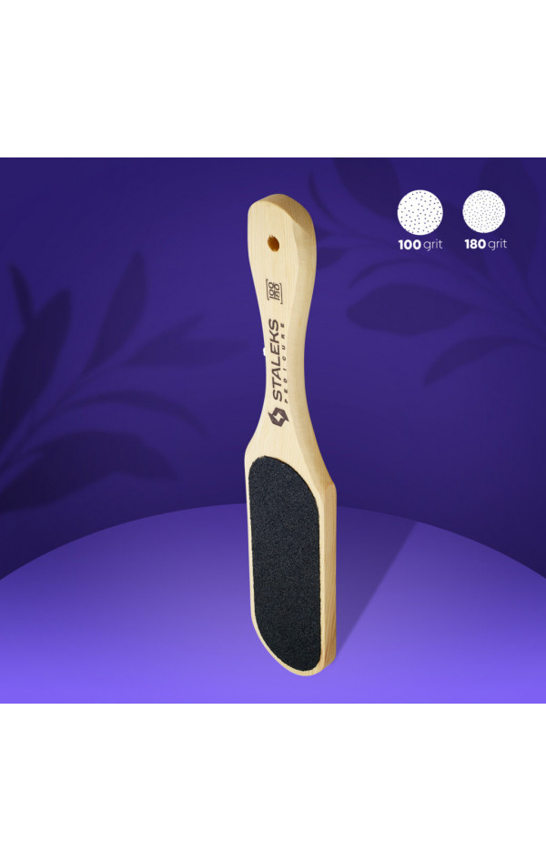 Lima de madera para pies...