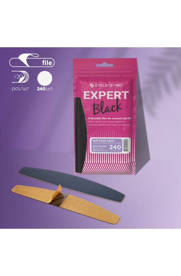 Limas desechables para uñas de media...