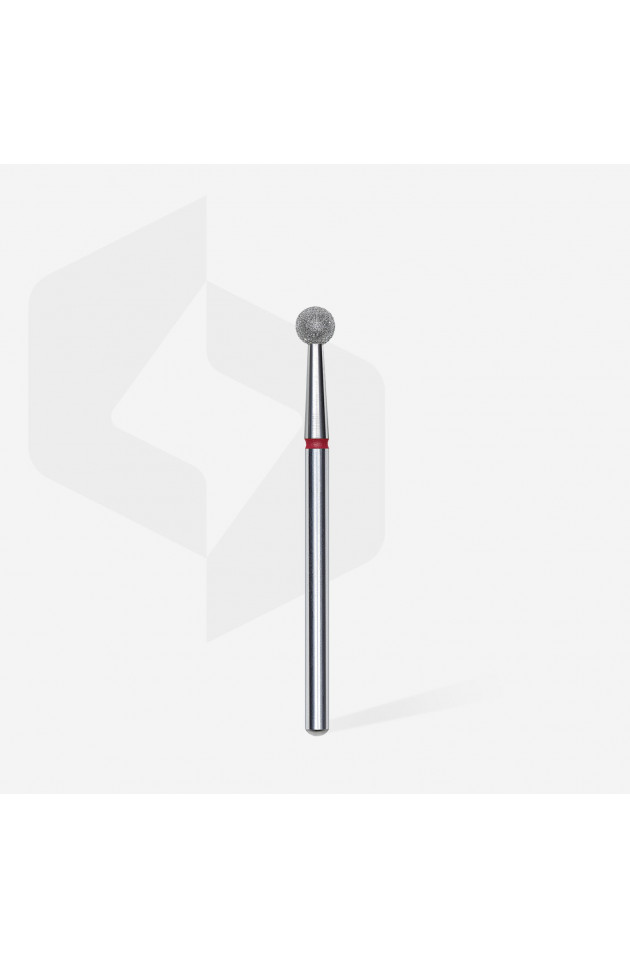 Fresa diamantada tipo bola roja...