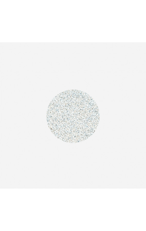 Limas adhesivas para el disco de pedicura, grano 80, 15 mm (50 uds.) white