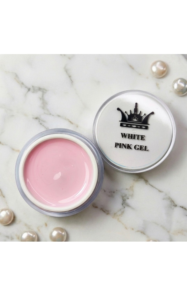 White pink gel