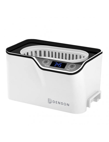 Limpiador ultrasónico DENSON ACDS-100, capacidad 0,6 L, 50 W, blanco