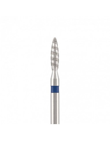 Fresa de diamante azul, L- 10,0 mm, Ø2,3 mm