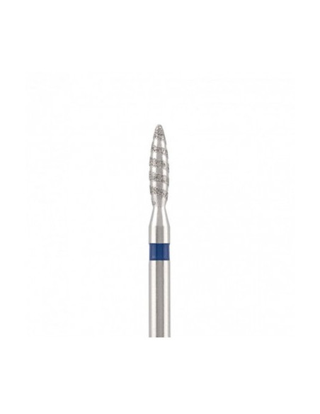 Fresa de diamante azul, L- 10,0 mm, Ø2,3 mm