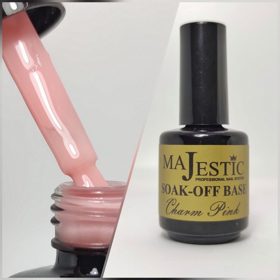 SOAK OFF BASE CHARM PINK 15ML