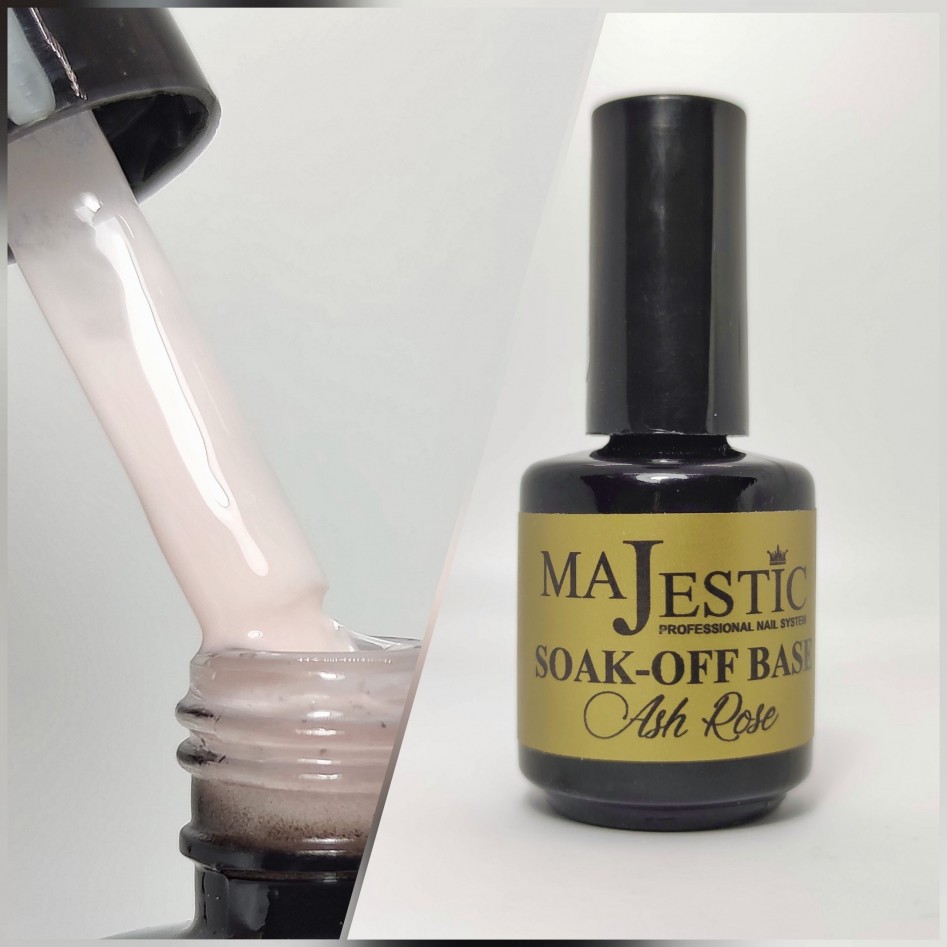 SOAK OFF BASE ASH ROSE  15ML